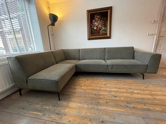 Image 1 of Canapé d'angle Fia – Loft par Zen | Tissu Silent 88 Turtle