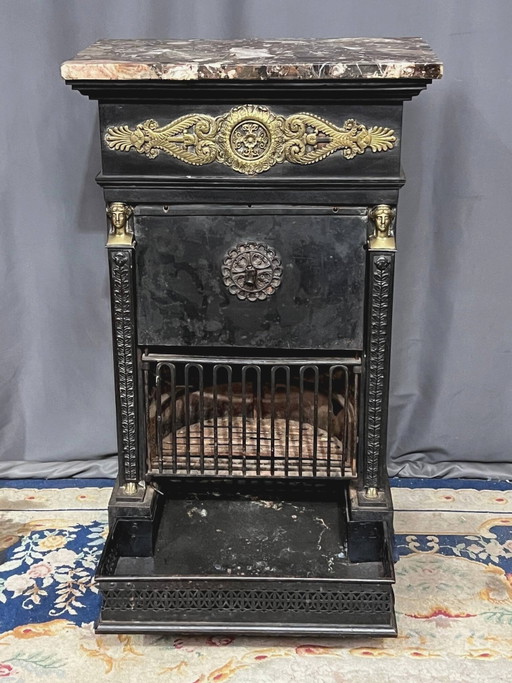 Herd im Empire-Stil. – decoratieve objecten, Bronze, Marble (photo 2 of 9)