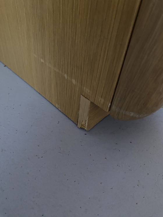 Image 1 of Cómoda de diseño Moser: mesita de noche escultural, estilo moderno de mediados de siglo, década de 1970