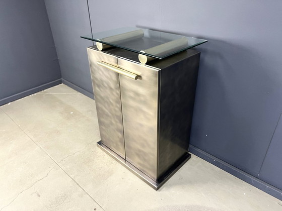 Image 1 of Postmodern bar cabinet by Belgochrom, 1980s