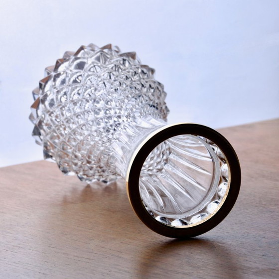 Image 1 of Jarrón antiguo de cristal WMF y oro de 24 quilates