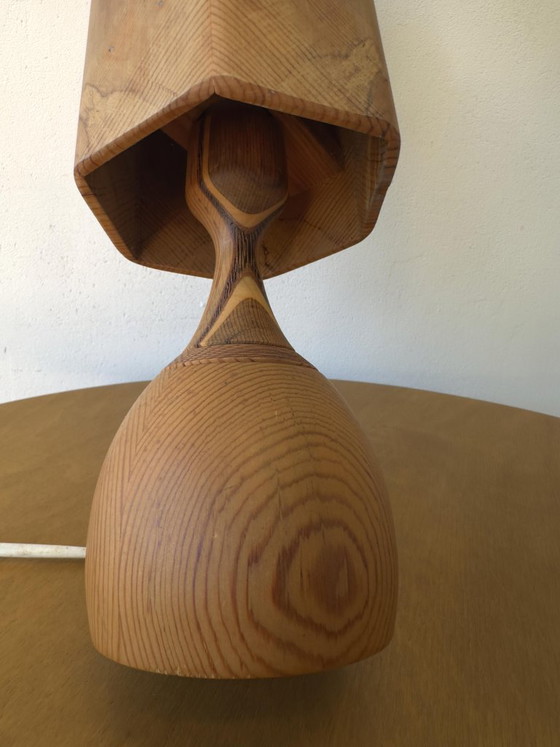 Image 1 of HOUTEN TAFELLAMP, Leif Wikner, Persåsen.