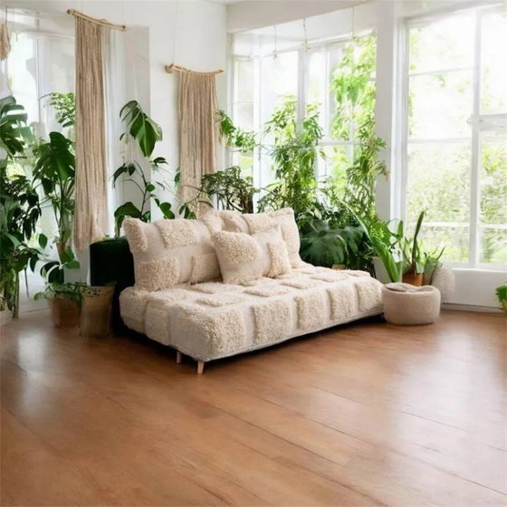 Image 1 of Set di cuscini da pavimento in lana marocchina fatti a mano