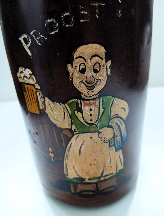 (W042) Brocca in ceramica vintage “Saluti da Tilburg” – Umorismo da brocca-pisciatore con Cin cin! (photo 5 of 8)