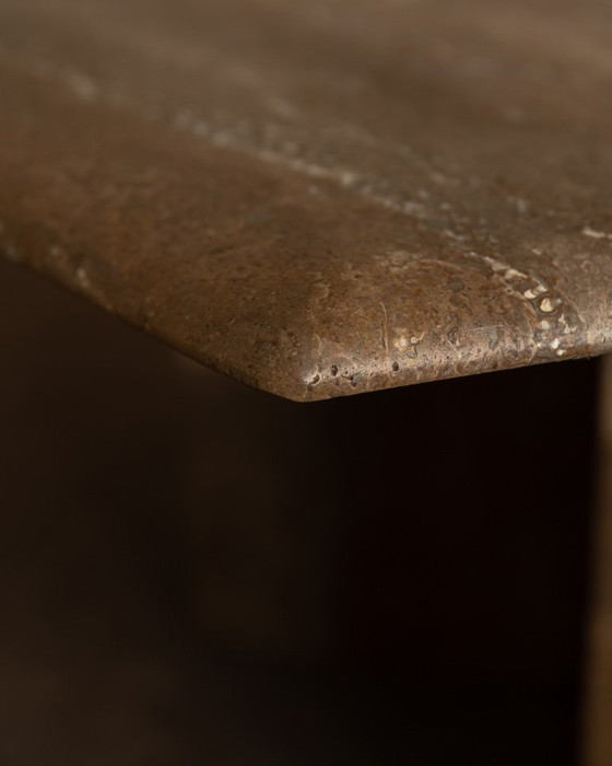 Image 1 of Vintage travertine coffee table, 1970s