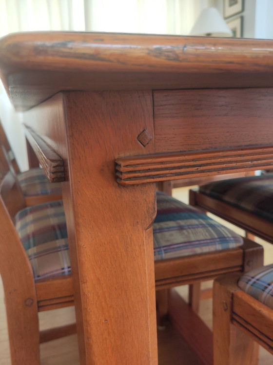Schuitema Eetkamer Set – Eetkamerset, Wood, Textile (photo 8 of 15)
