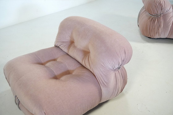 Image 1 of Paire de chaises longues "Soriana" d'Afra et Tobia Scarpa pour Cassina, Italie, années 1970