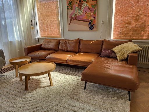 BoConcept Leather Sofa Cognac Color