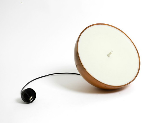 Image 1 of Rara lámpara colgante Space Age original de los años 70 con pantalla de cobre de Staff