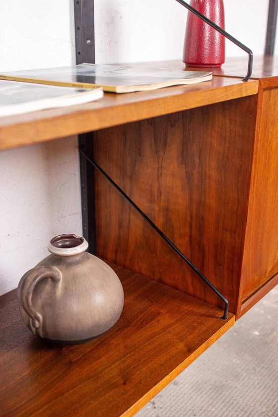 Poul Cadovius Shelving System Cado Royal Vintage Teak 60s – Shelving unit, Wood, Metal, Scandinavian (photo 8 of 18)
