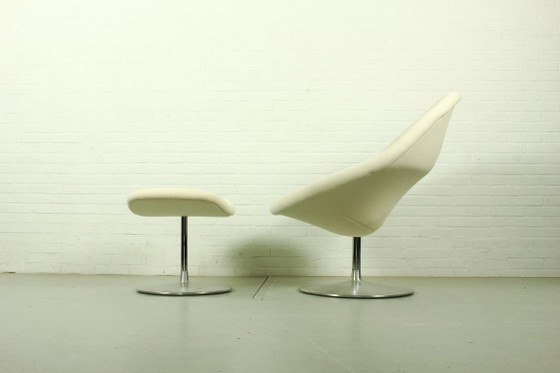 Image 1 of Iconic Pierre Paulin "Globe" Chair & Ottoman for Artifort