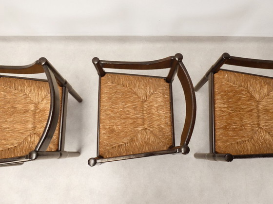 Sillas Cassina Carimate - ratán marrón – Sillas de comedor, Wicker, Vintage (photo 9 of 29)