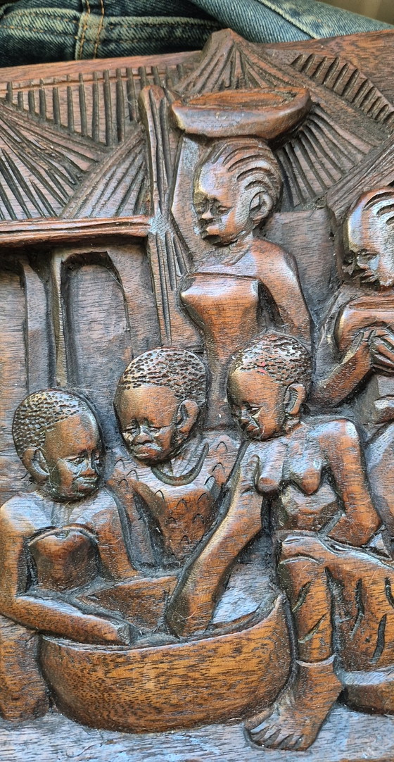 African – Wall decoration, Wood (photo 4 of 5)