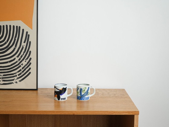 Image 1 of Porzellanbecher, dänisches Design, 1982, Designerin: Inge-Lise Koefoed, Hersteller: Royal Copenhagen