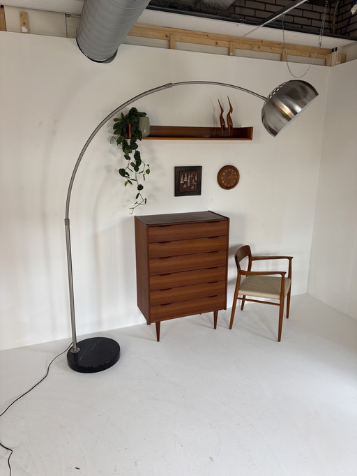 Lampada ad arco XL vintage anni '70