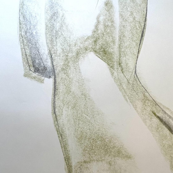 Georges (géo) De Vlamynck, Nu de Femme, Carboncino Inchiostro Gesso su Carta Bagnata – Dipinti e disegni (photo 3 of 13)