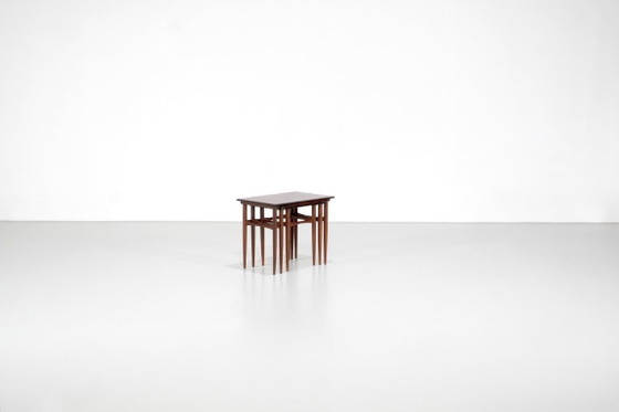Tavolini disegnati da Kai Kristiansen per Skovmand & Andersen, Danimarca, anni '60. – Vetrine, Wood, Vintage (photo 5 of 19)