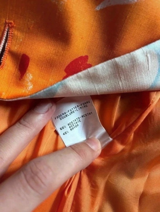 Moschino Couture Vintage 100% Silk Blazer Made in Italy IT42 EU38 – Overige tassen (photo 15 of 34)