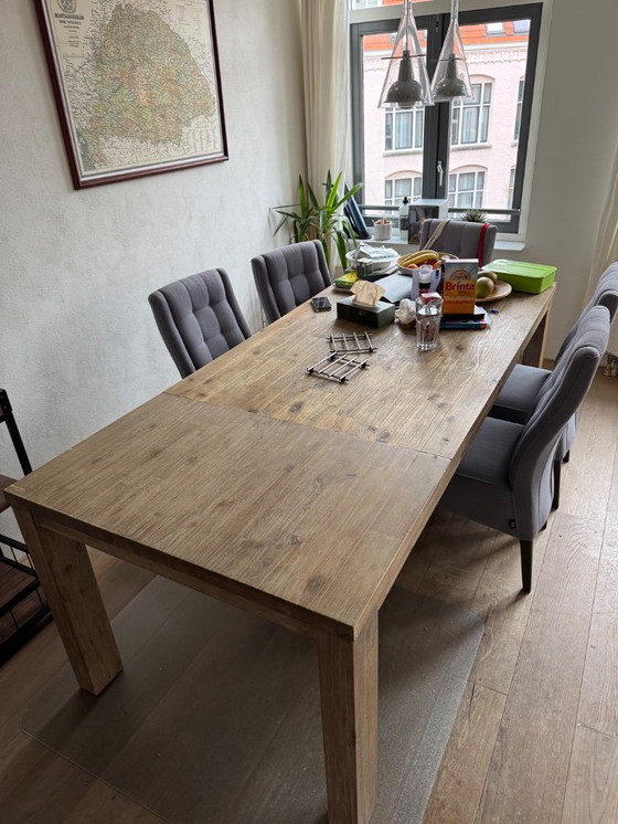 Image 1 of Mesa de comedor (extensible) con 6 sillas