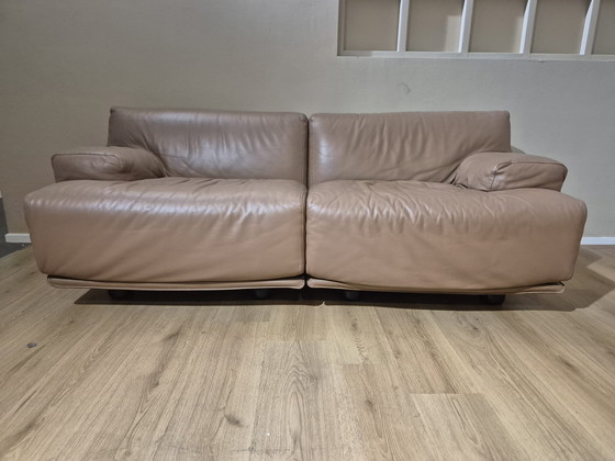 Image 1 of Cassina 707 Fiandra sofa set - Vintage - Leather - Design -ZGAN