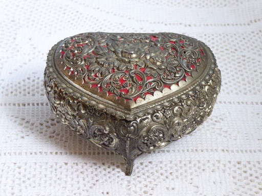 Coeur Boîte souvenir Boîte à bijoux