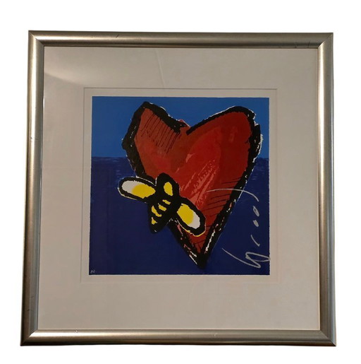 Herman Brood - Valentijn - E.A. - Hand-signed