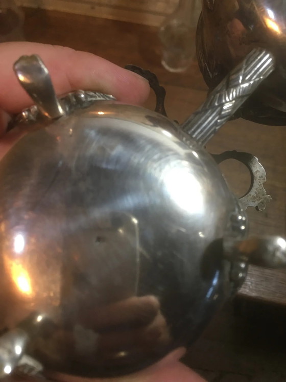 Set olio e aceto in argento e cristallo – Accessori da tavola, Crystal, Silver, Vintage (photo 8 of 11)