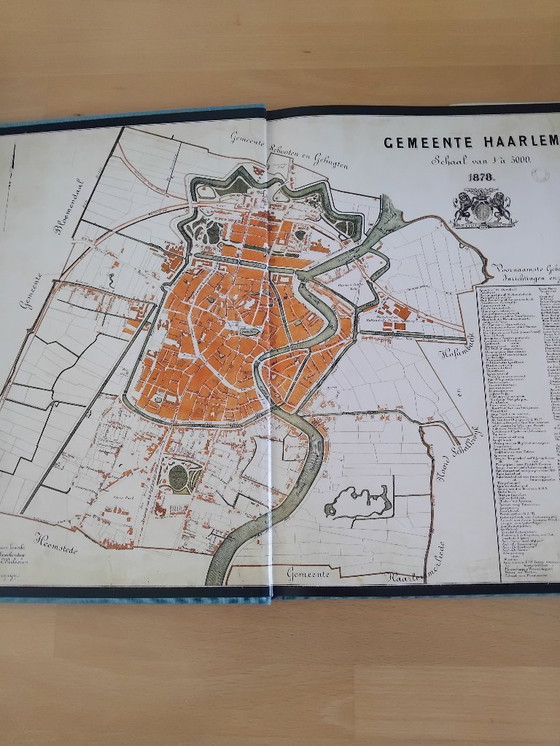 Image 1 of Historical atlas of Haarlem 1000 years Spaarnestad
