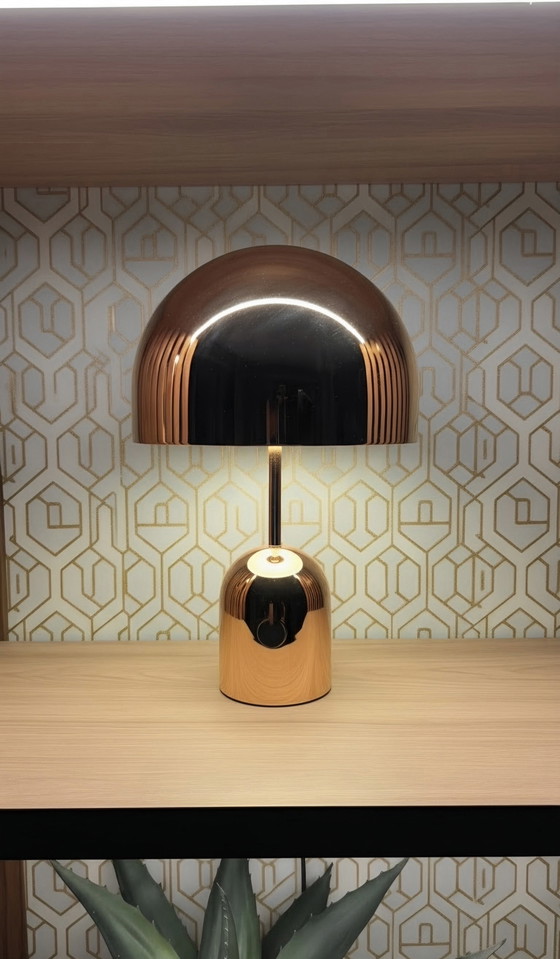 Tom Dixon Bell Lamp, Goud, Dimbaar, Netsnoer, Set van 2 – Tafellampen, Metal, Gold (photo 4 of 5)
