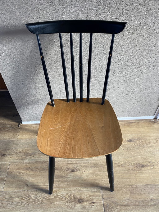 Vintage Pastoe Nesto Tapiovaara spindle chair, mid-century
