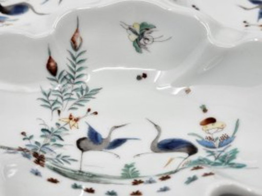 Plat de la Manufacture Lys Royal, France, 18ème Siècle