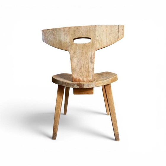 Sedia vintage in rovere disegnata da Jacob Kielland-Brandt per I. Christiansen, Danimarca anni '60 (photo 10 of 10)