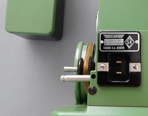 Image 1 of Industriële Vintage Naaimachine Elna "Grasshopper"