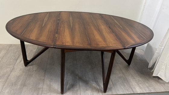 Image 1 of Table de salle à manger exclusive en palissandre Niels Koefoed