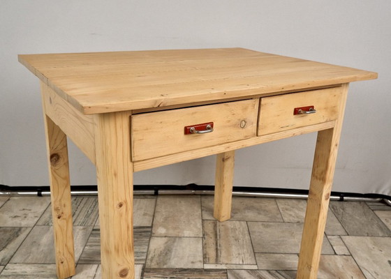Vintage Wooden Table, 1940s, Czechoslovakia – Dining tables (photo 6 of 14)