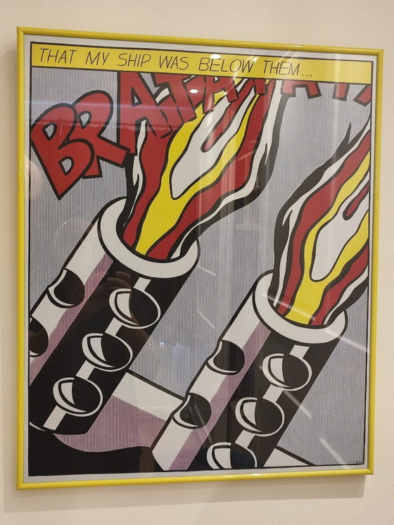 Image 1 of Tríptico de Roy Lichtenstein "Cuando abrí fuego"