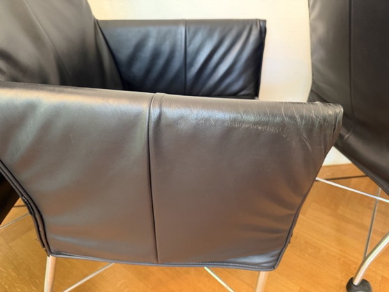 Image 1 of Montis Chaplin black dining chair 4 pieces