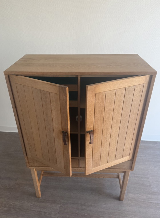 Image 1 of Kurt Østervig eikenhouten hoogbord