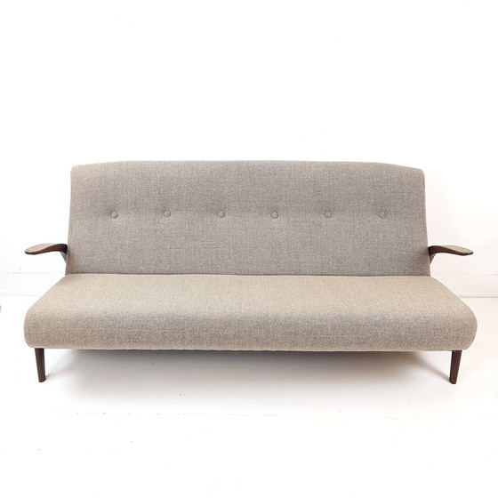 Image 1 of Panca vintage in teak Gimson & Slater De Ploeg in tessuto lana