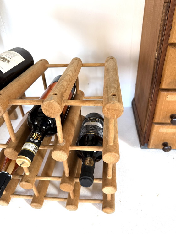 Image 1 of Vintage Wijnrek, Richard Nissen, Langaa Denemarken ‘60