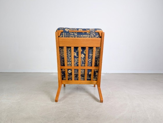 Image 1 of 3x Original Getama GE375 Midcentury Armchair Hans J. Wegner Oak