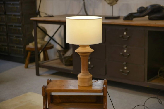 Eiken lamp uit de jaren 50 – Tafellampen, Vintage (photo 2 of 10)