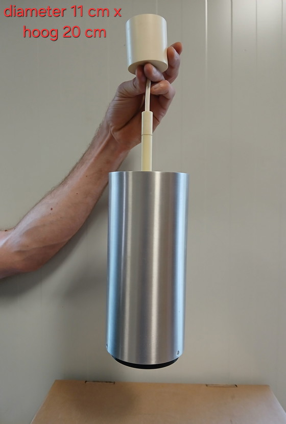 Image 1 of 2 lampade a sospensione in alluminio Space Age di Staff