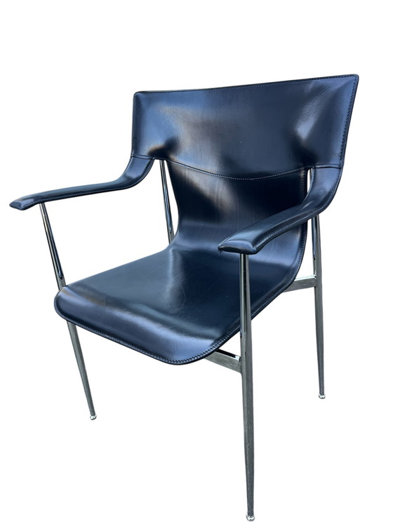 Image 1 of Set van 4 stoelen Fasem Italië, ontwerp Giancarlo Vegni & Gianfranco Gualtierotti