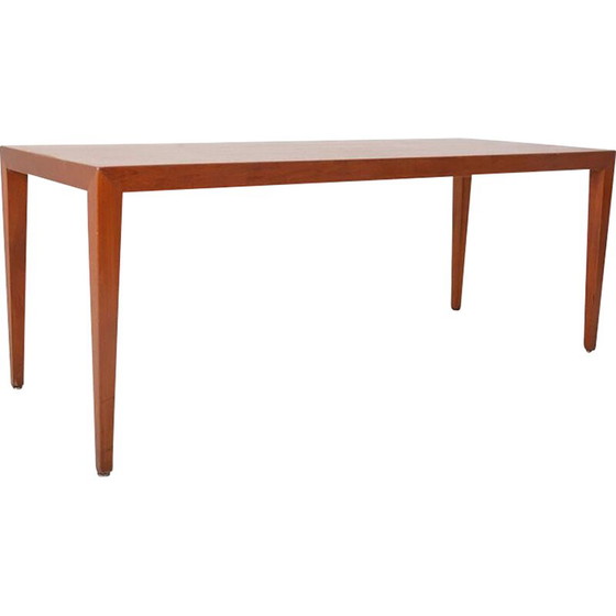 Image 1 of Vintage teak coffee table by Severin Hansen for Haslev Møbelsnedkeri, 1960