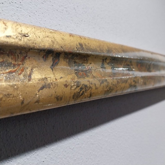 Image 1 of Specchio in legno dorato classico vintage Julklapp Christmasgift - Eleganza senza tempo