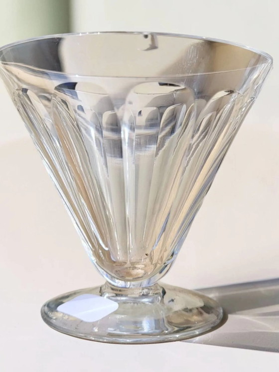 Baccarat - 9 kristallen wijnglazen model REX uit de jaren 1920/30 Art Deco. – Glazen & Karaffen, Crystal (photo 8 of 9)