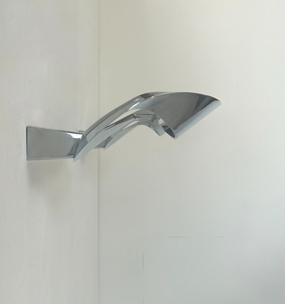 Image 1 of Coppia di applique "Mesmeri" in metallo cromato di Artemide, Italia 1980