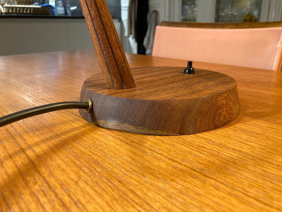 Image 1 of Lampada da tavolo Temde Leuchten in teak e ottone