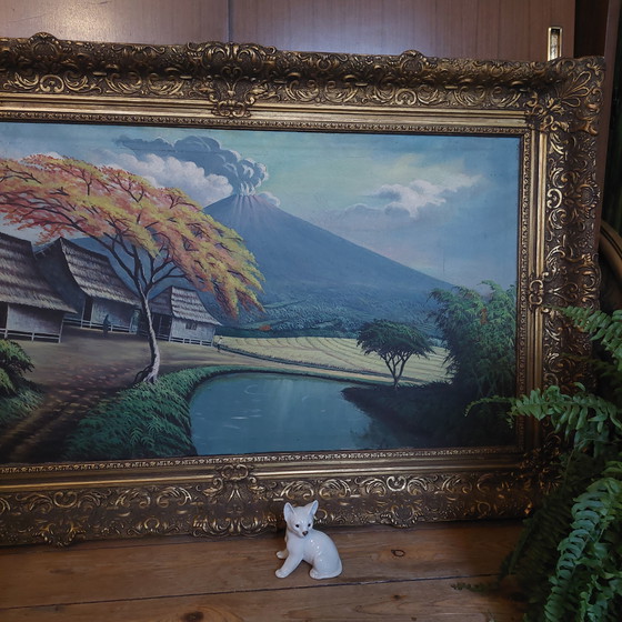 Image 1 of Dipinto in cornice originale d'epoca